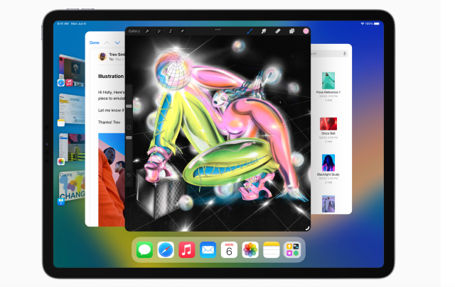 iPadOS 16加入电脑才有的幕前调度功能！ 让平板更接近电脑