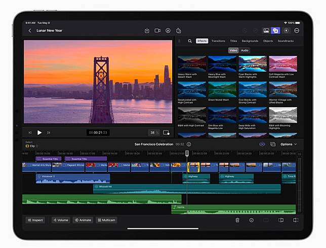 iPad变成行动工作站！ Apple 推出iPad版 Final Cut Pro 与Logic Pro，每月各150 元、可免费试用 1 个月