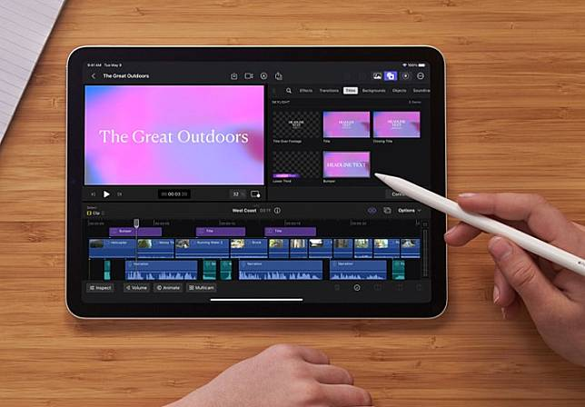 iPad变成行动工作站！ Apple 推出iPad版 Final Cut Pro 与Logic Pro，每月各150 元、可免费试用 1 个月