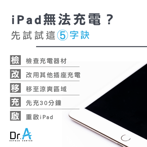 iPad無法充電處理建議-iPad無法充電